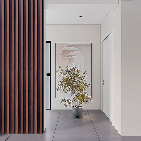 LAMBRIN DELUXE INTERIOR NOGAL OLINDA 160X2900 MM CJ 6.496 - Imagen 3